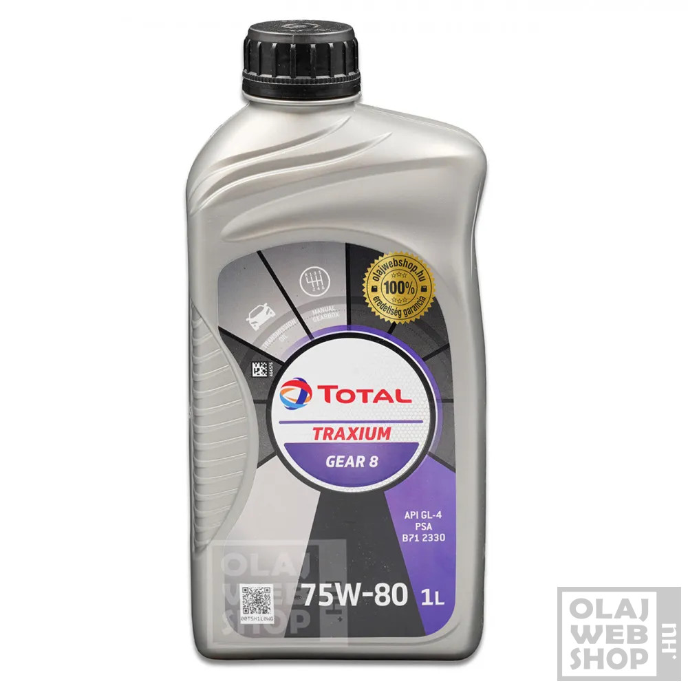 Total Traxium Gear 8 75w-80 GL-4+ váltóolaj 1L - 75W-80 vált
