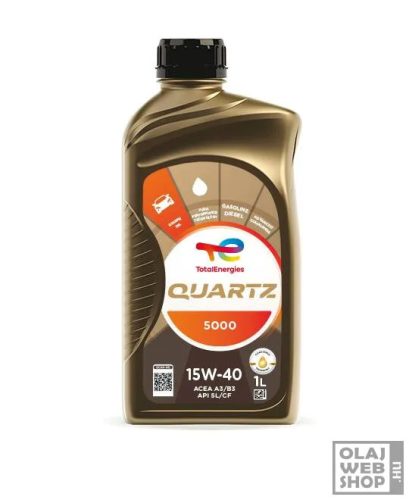 TotalEnergies Quartz 5000 15W-40 motorolaj 1L