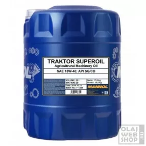 Mannol 7406 Traktor Superoil 15W-40 mezőgazdasági olaj 20L