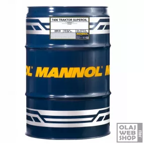 Mannol 7406 Traktor Superoil 15W-40 mezőgazdasági olaj 60L