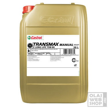 Castrol Transmax Manual Z Long Life 75W-80 hajtóműolaj 20L