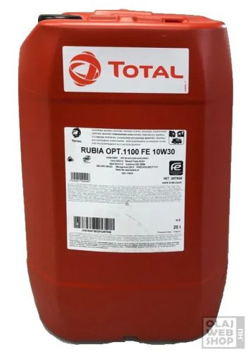 Total Rubia Optima 1100 FE 10W-30 teherautó motorolaj 20L