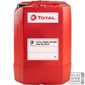 Total Rubia Optima 3500 FE 5W-30 teherautó motorolaj 20L