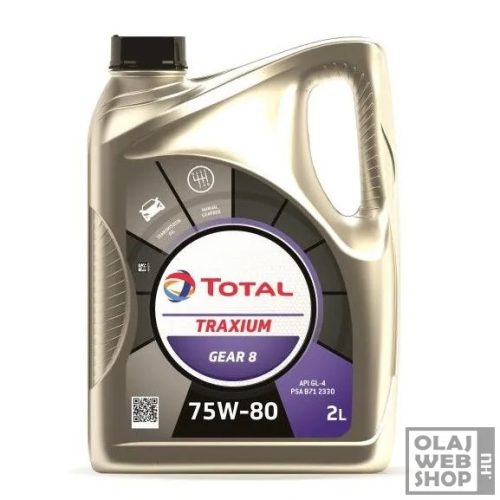 Total Traxium Gear 8 75w-80 GL-4+ váltóolaj 2L
