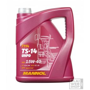 Mannol 7114 TS-14 UHPD 15W-40 teherautó motorolaj 5L