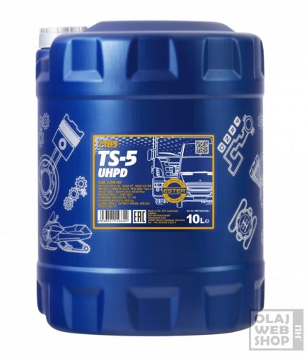 Mannol 7105 TS-5 UHPD 10W-40 teherautó motorolaj 10L