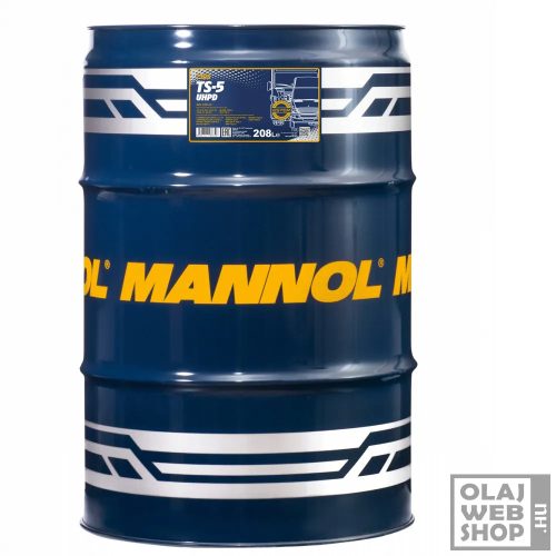 Mannol 7105 TS-5 UHPD 10W-40 teherautó motorolaj 208L