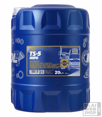Mannol 7105 TS-5 UHPD 10W-40 teherautó motorolaj 20L