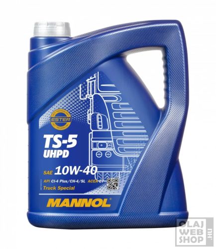 Mannol 7105 TS-5 UHPD 10W-40 teherautó motorolaj 5L