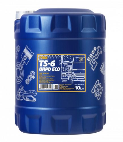 Mannol 7106 TS-6 UHPD ECO 10W-40 teherautó motorolaj 10L