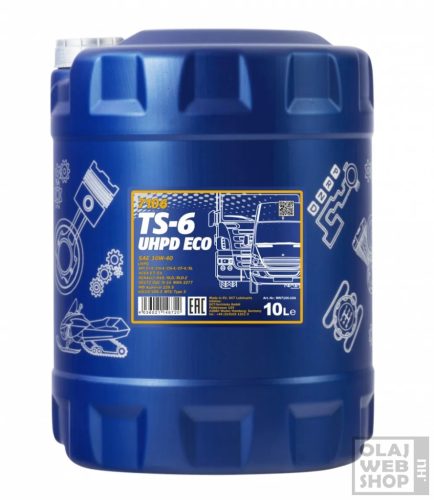 Mannol 7106 TS-6 UHPD ECO 10W-40 teherautó motorolaj 10L