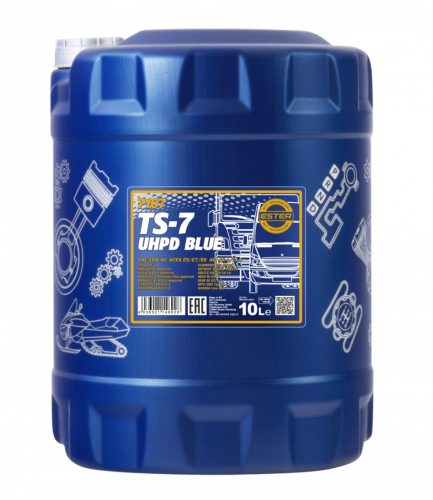 Mannol 7107 TS-7 UHPD BLUE 10W-40 teherautó motorolaj 10L