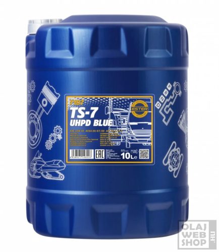 Mannol 7107 TS-7 UHPD BLUE 10W-40 teherautó motorolaj 10L