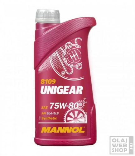 Mannol 8109 UNIGEAR 75W-80 GL4/GL5 váltóolaj 1L