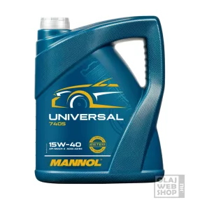 Mannol 7405 Universal 15W-40 motorolaj 5L