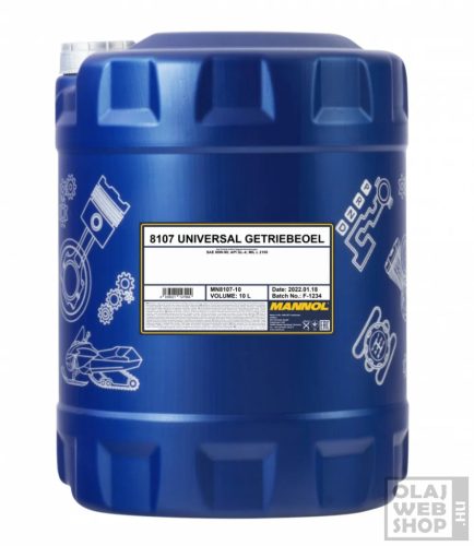 Mannol 8107 UNIVERSAL GETRIEBEOEL 80W-90 GL-4 hajtóműolaj 10L
