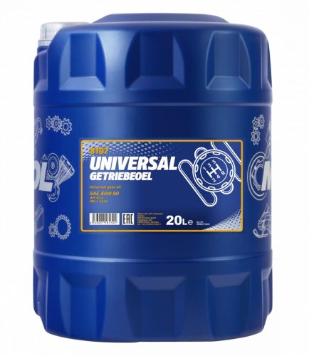 Mannol 8107 UNIVERSAL GETRIEBEOEL 80W-90 GL-4 hajtóműolaj 20L