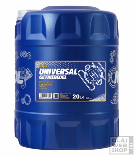 Mannol 8107 UNIVERSAL GETRIEBEOEL 80W-90 GL-4 hajtóműolaj 20L