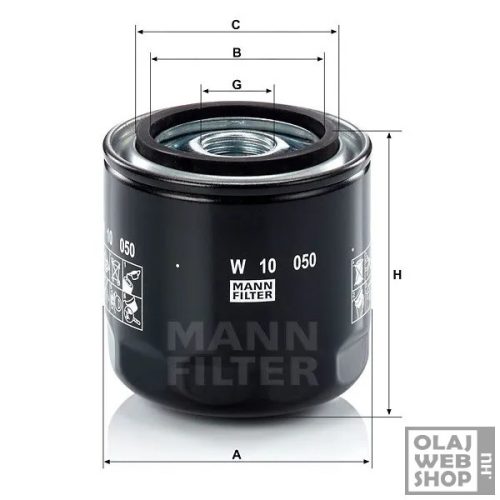 Mann-Filter olajszűrő W10050