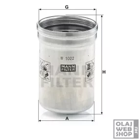 Mann-Filter olajszűrő W1022