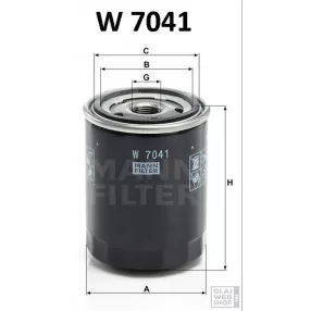 Mann-Filter olajszűrő W7041