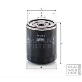 Mann-Filter olajszűrő W7052