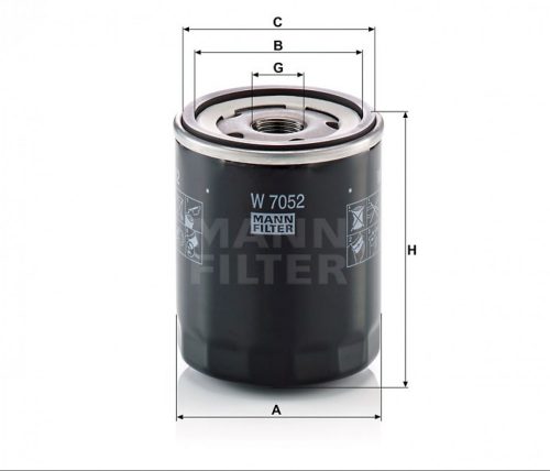 Mann-Filter olajszűrő W7052