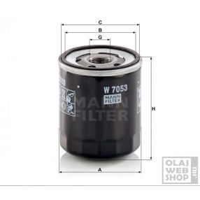 Mann-Filter olajszűrő W7053