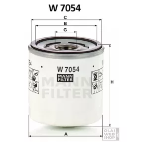 Mann-Filter olajszűrő W7054