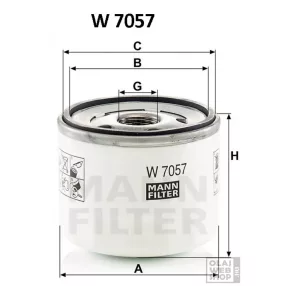 Mann-Filter olajszűrő W7057