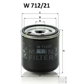 Mann-Filter olajszűrő W712/21