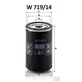 Mann-Filter olajszűrő W719/14