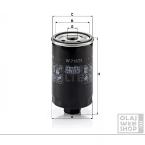 Mann-Filter olajszűrő W719/21
