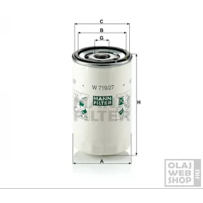 Mann-Filter olajszűrő W719/27