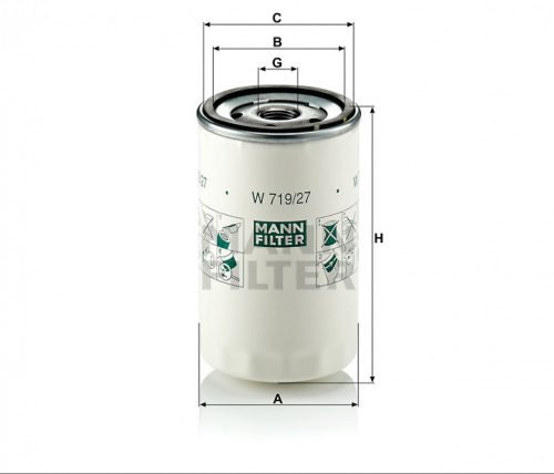 Mann-Filter olajszűrő W719/27