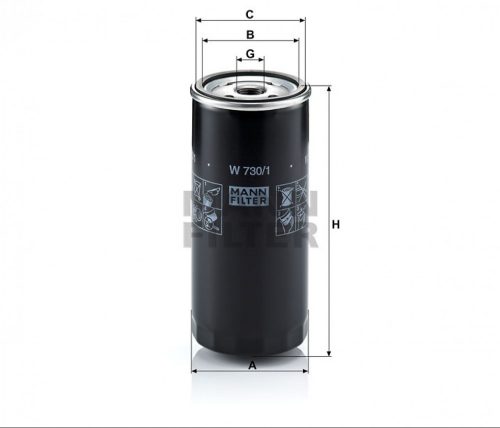 Mann-Filter olajszűrő W730/1