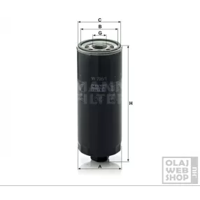 Mann-Filter olajszűrő W735/1