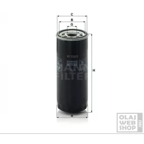 Mann-Filter olajszűrő W735/2