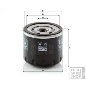 Mann-Filter olajszűrő W79