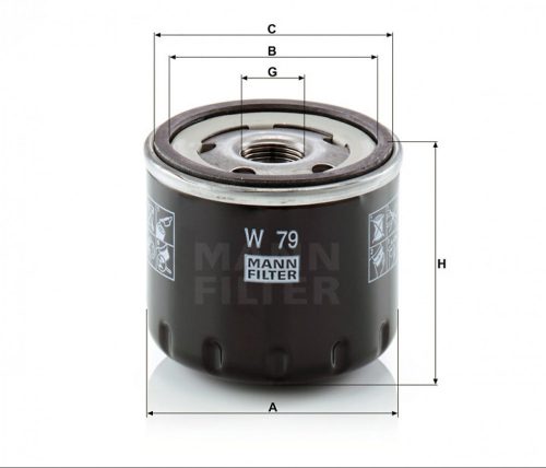 Mann-Filter olajszűrő W79