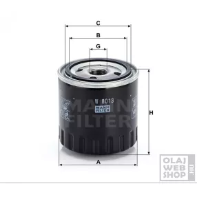 Mann-Filter olajszűrő W8013