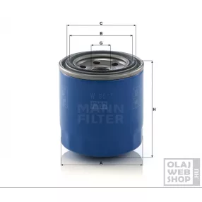 Mann-Filter olajszűrő W8017
