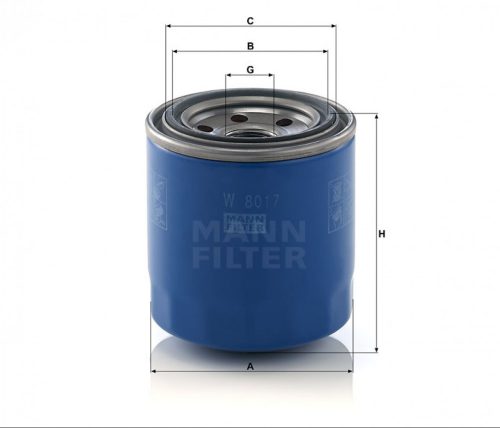 Mann-Filter olajszűrő W8017