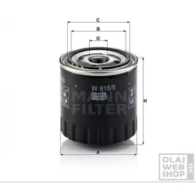 Mann-Filter olajszűrő W815/5