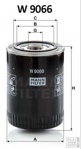 Mann-Filter olajszűrő W9066