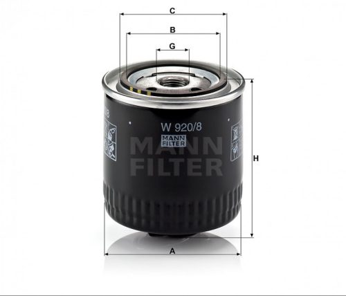 Mann-Filter olajszűrő W920/8