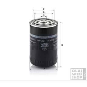 Mann-Filter olajszűrő W940/50