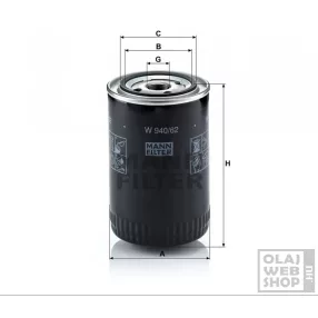 Mann-Filter olajszűrő W940/62