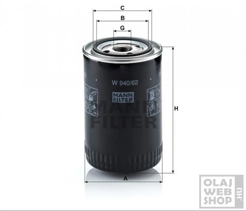 Mann-Filter olajszűrő W940/62