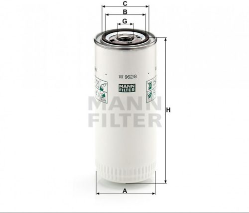 Mann-Filter olajszűrő W962/8